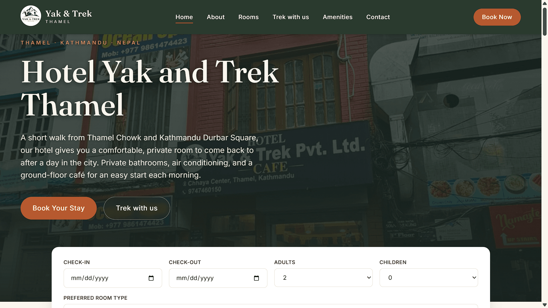 Hotel Yak & Trek Thamel